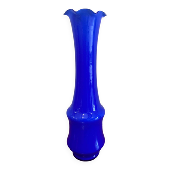 Vase bleu cobalt