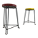 Pair of mid century industrial stools, 1950s