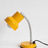 Small vintage yellow desk lamp