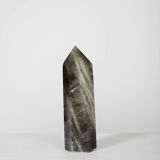 Smoky rock crystal obelisk