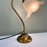 Brass tulip lamp