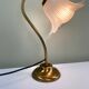 Lampe tulipe en laiton