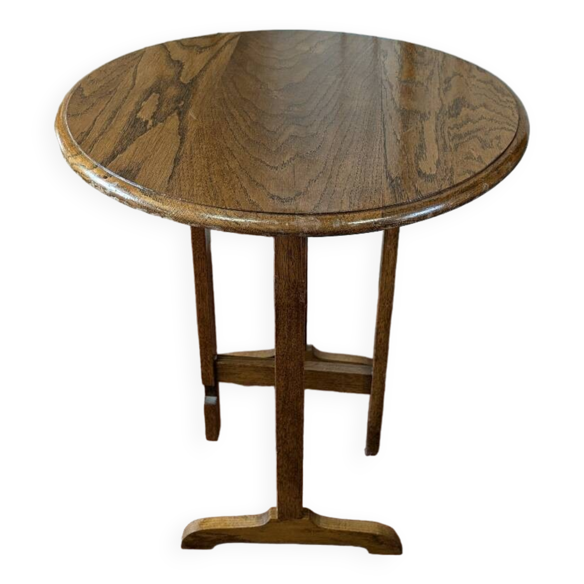 Folding side coffee table