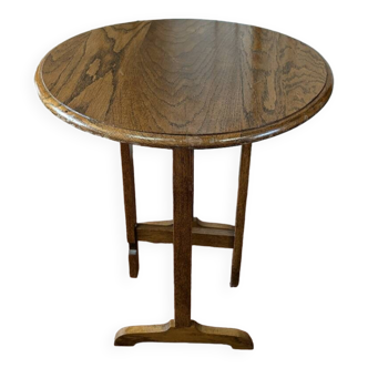 Folding side coffee table