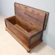 18th-century walnut chest with mouldings