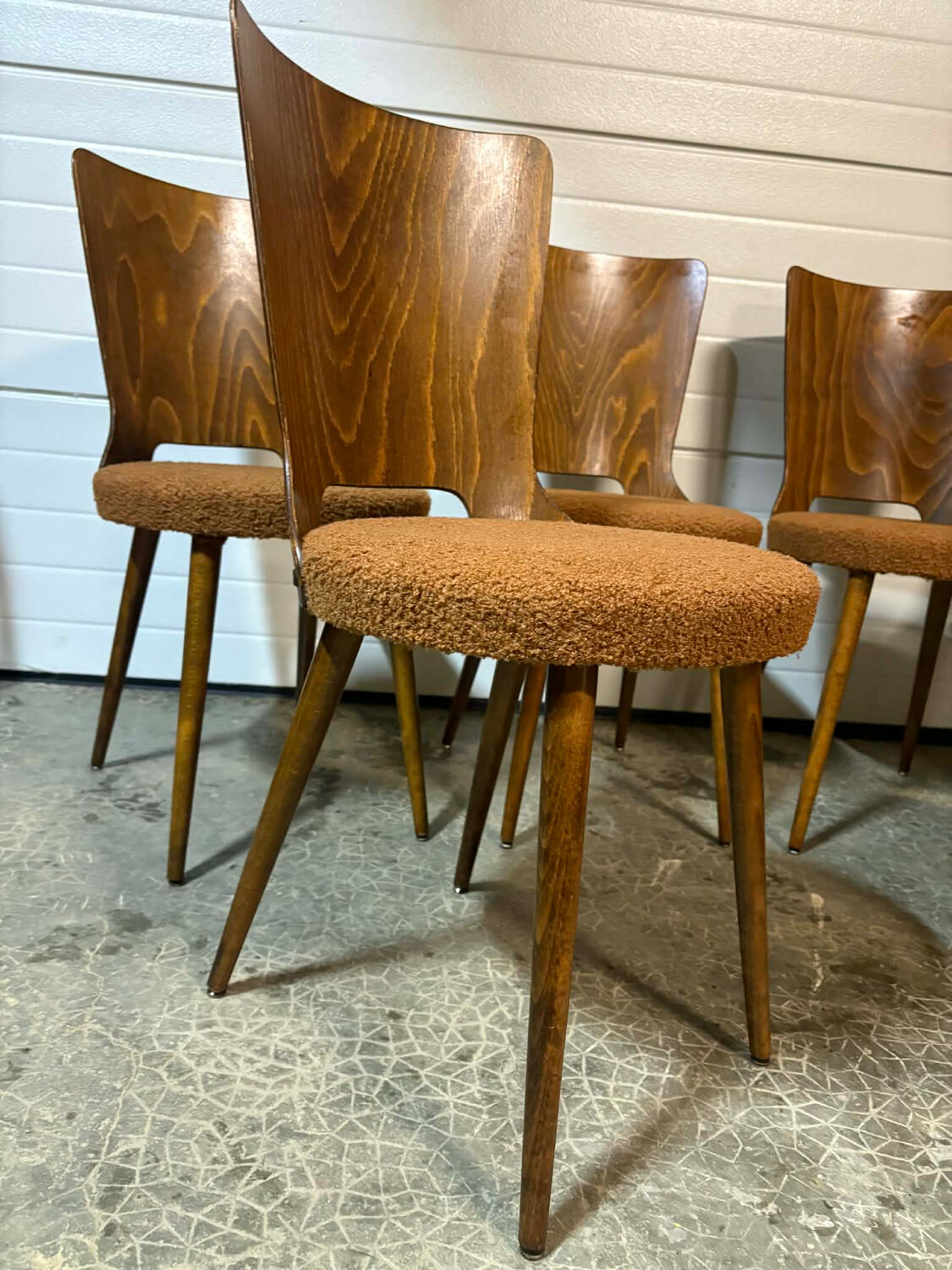 Set of 6 Baumann bistro chairs