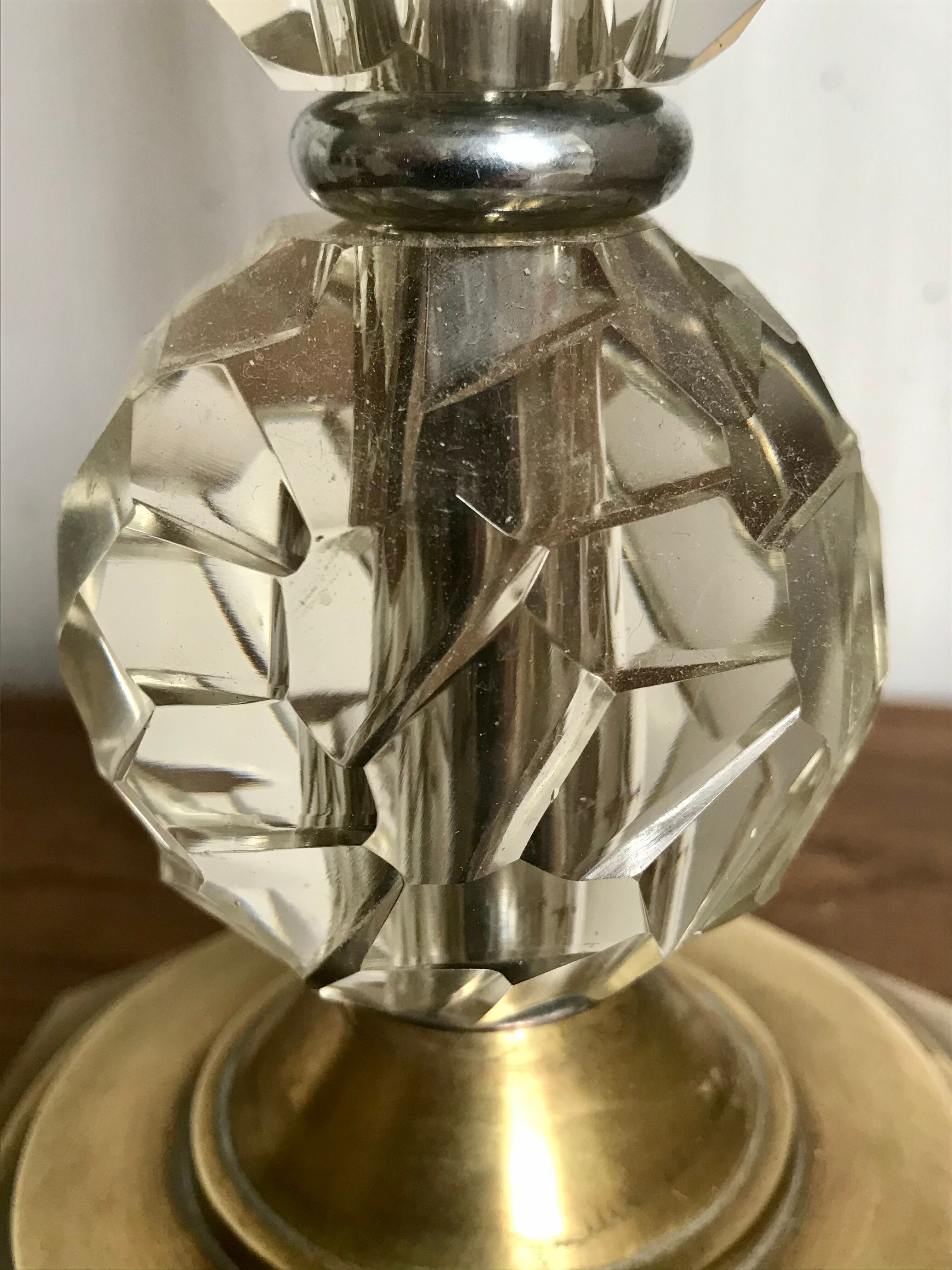 Vintage crystal lamp