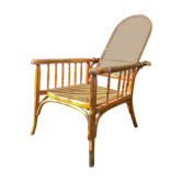 Fischel curved wooden adjustable chair, circa 1910