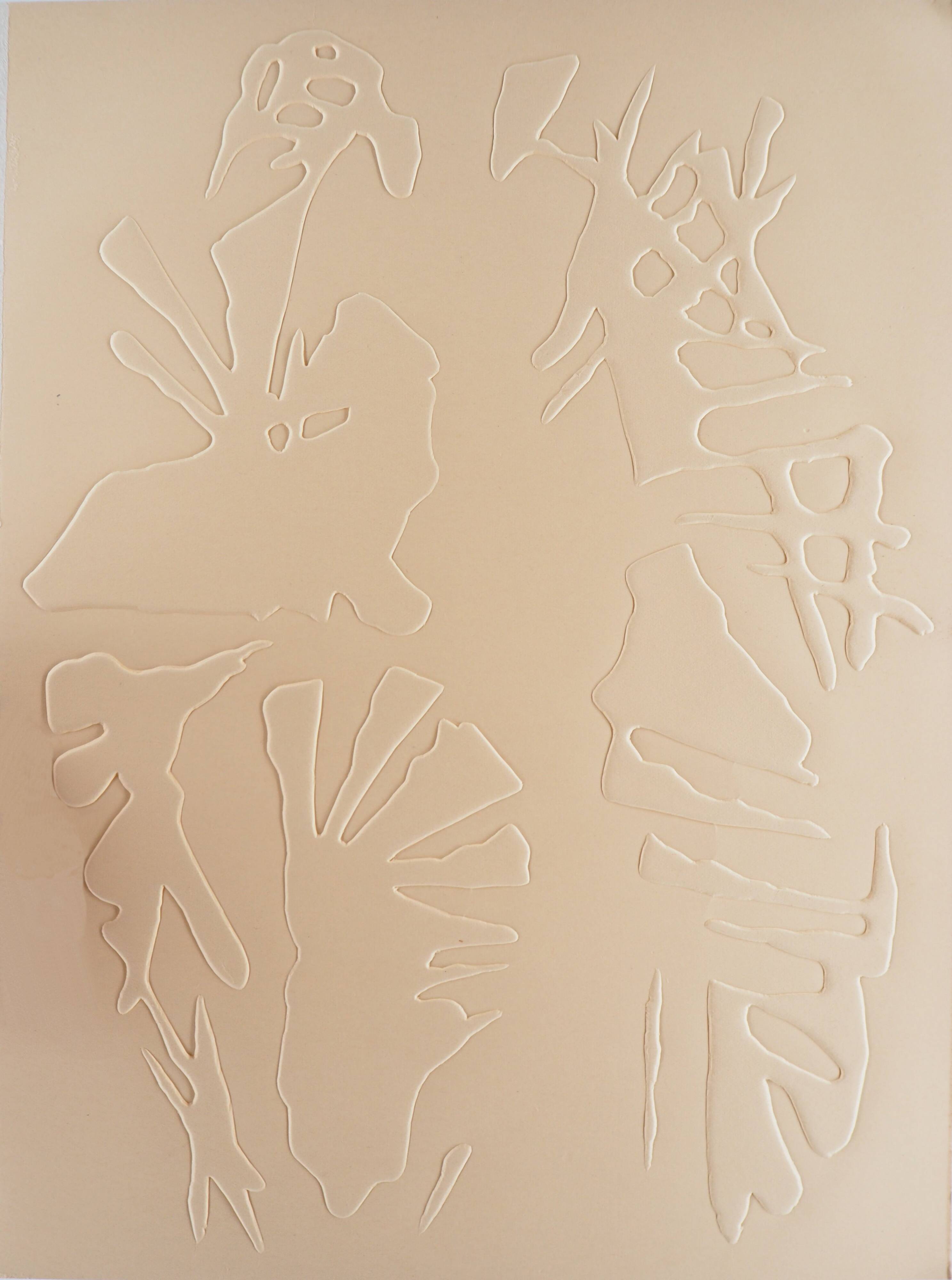 Etienne hadju: composition - original engraving