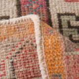 2x3 Red Beige Classic Vintage Rug, 43x82Cm