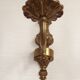 Pair Of Elegant Vintage French Traditional Style Bronze Single Wall Lights