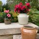 Light brown ceramic jar