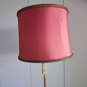 Lampadaire italien onyx et laiton
