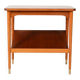 Scandinavian coffee table with display shelf