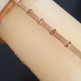 Bamboo lamp and paper