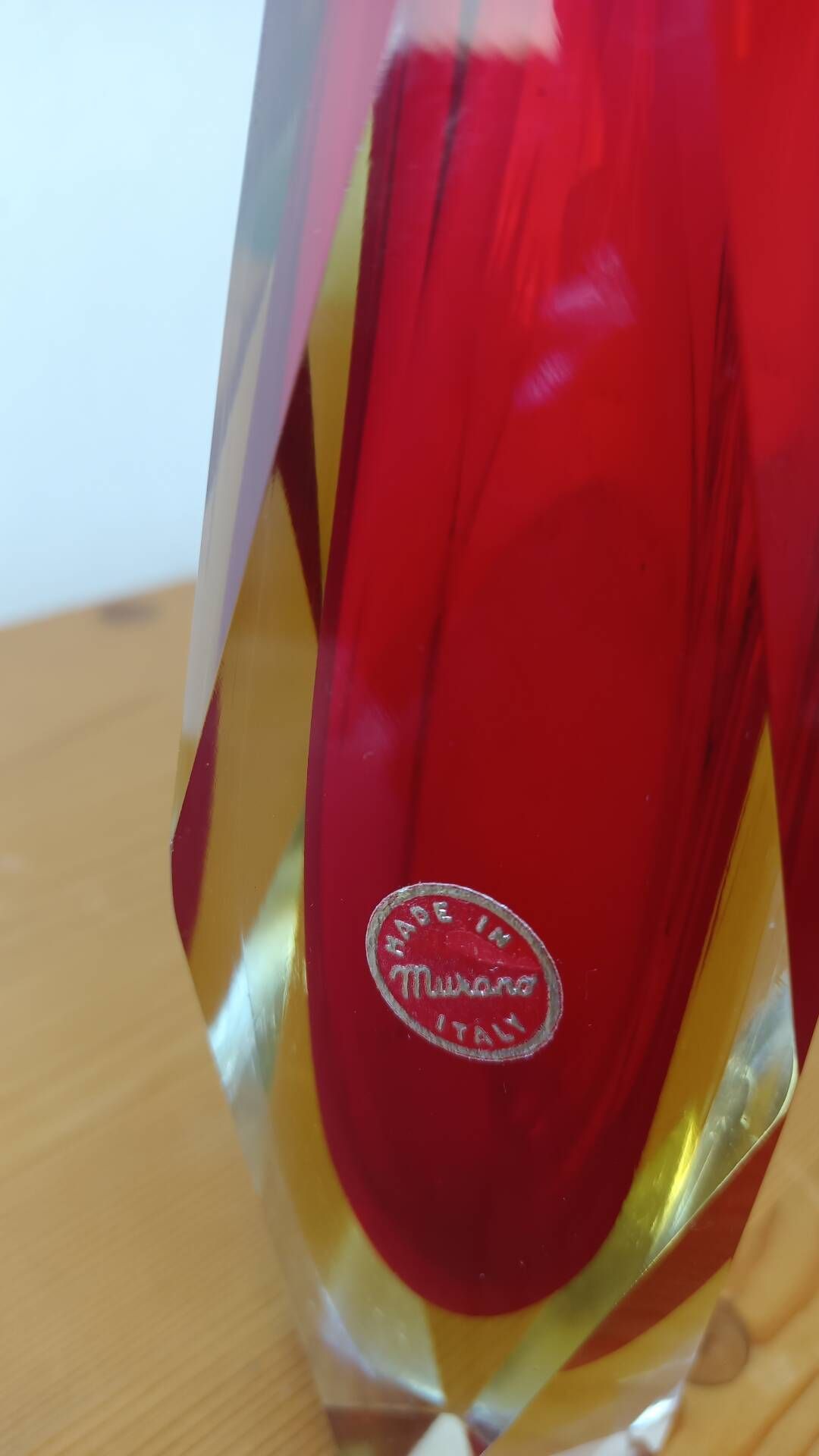 Facet vase Sommerso