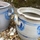 Two Alsatian stoneware pots