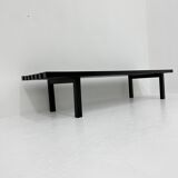 Mid-century slatted wooden bench Martin Visser style , 1970’s