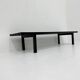 Mid-century slatted wooden bench Martin Visser style , 1970’s