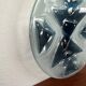 Large glass art bowl from mid-century Danish design, 1960s.
