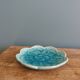 Vide poche fleur turquoise estampillé LBMDJ