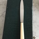 12 knives in white Bakelite, 1960