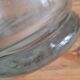 Bouteille ancienne en verre soufflé