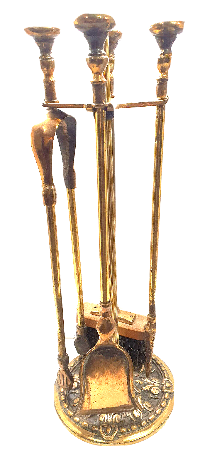 Bronze fireplace servant