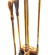 Serviteur a cheminée en bronze