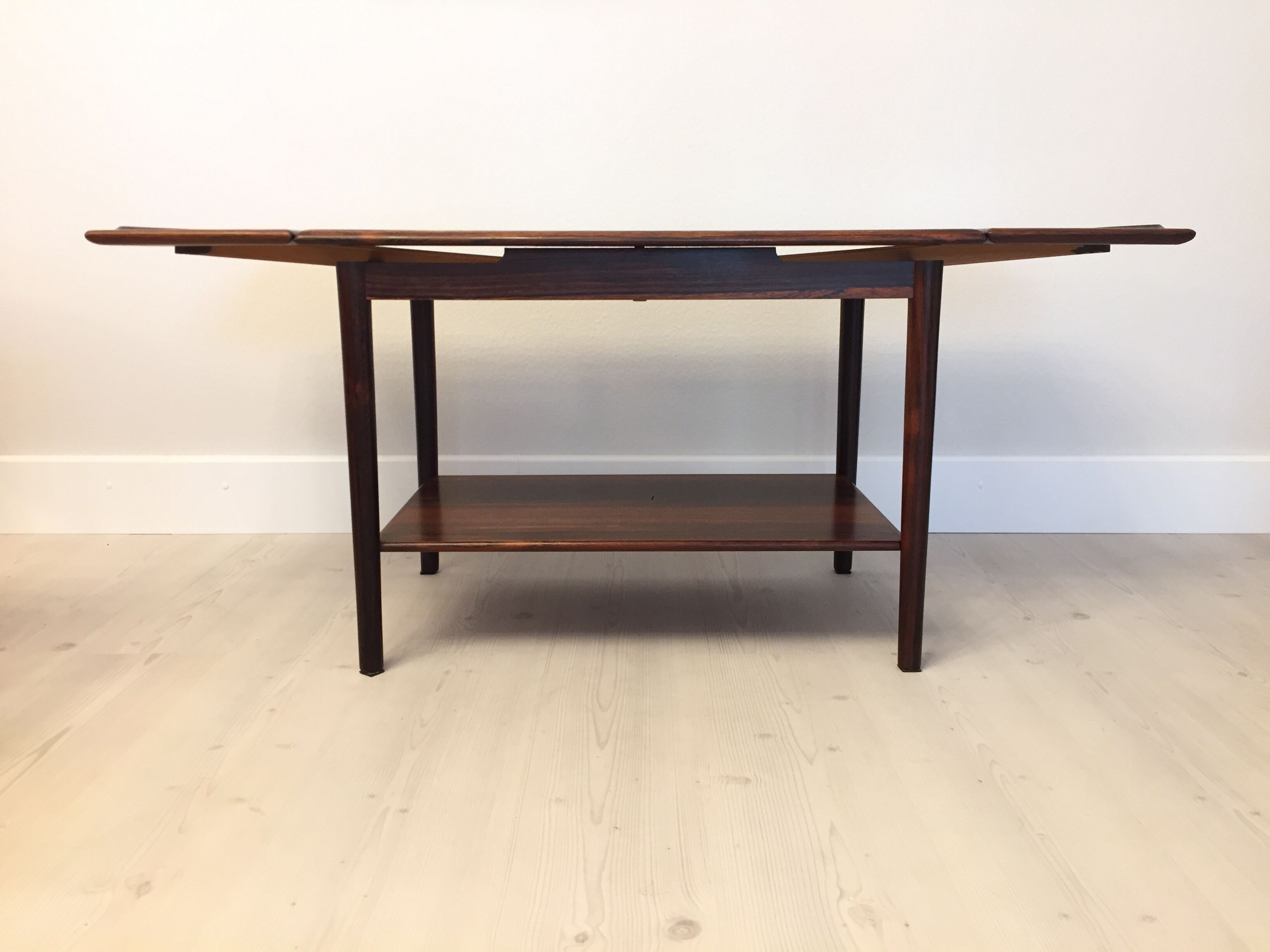 Danish extendable serving cart in palissander midcentury 1960s
