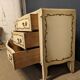 Commode pieds laiton, XXème s.