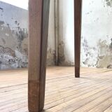 Farm table in raw wood