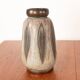 Art Deco period vase in green and gray glazed ceramic by Edouard G