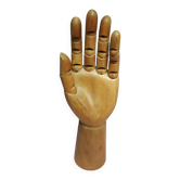 Articulated hand for wood drawing