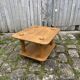 Vintage pine coffee table 1980