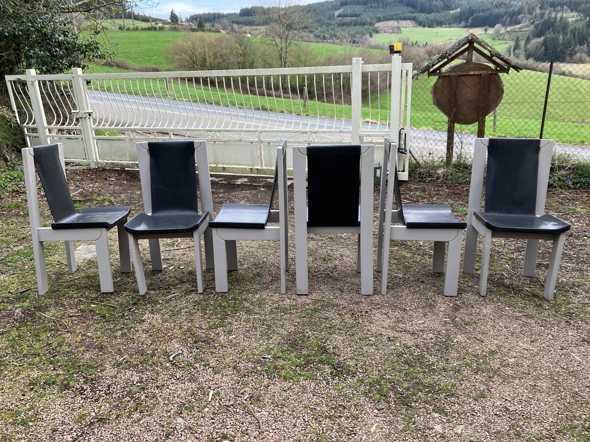 6 chaises Luigi Gorgoni
