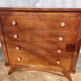 vintage commode with tapered legs
