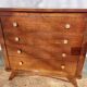 vintage commode with tapered legs