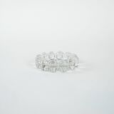 Glass candle holder, Danish design, 1970s, made in