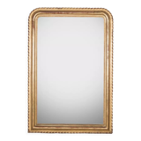 Large 19th c louis philippe mirror with wavy frame 118x171cm