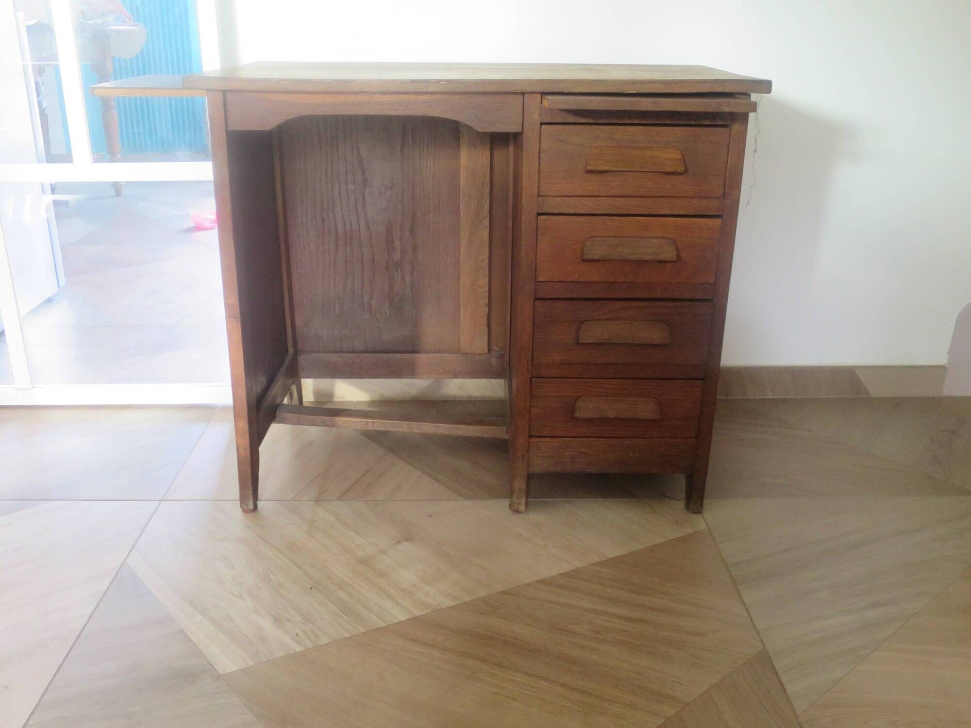 Vintage-Modern-Scandinavian Desk - 1950s - 4 drawers - Children's range