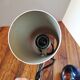 Cylindrical and adjustable wall spotlight in brushed stainless steel, 1970s