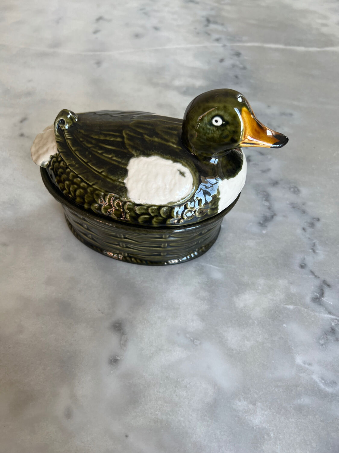 Duck terrine in slurry