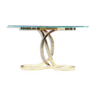 Table console en ruban de laiton Design Institute of America