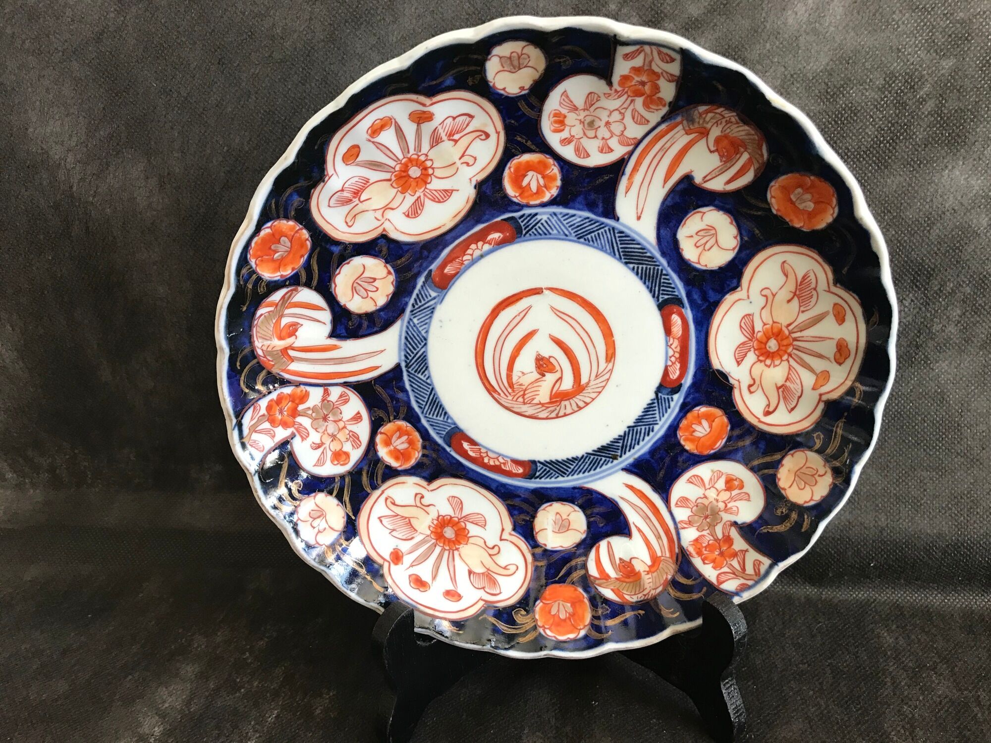 1065 Plates (3) - Imari - Porcelain - Japan - Meiji Period (1868-1912)