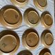 French village stoneware plate