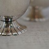 Pair of silverware saucepans