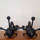 Set of 2 black Sputnik coat racks