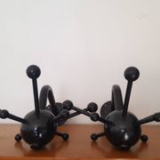 Lot de 2 porte manteau spoutnik noirs