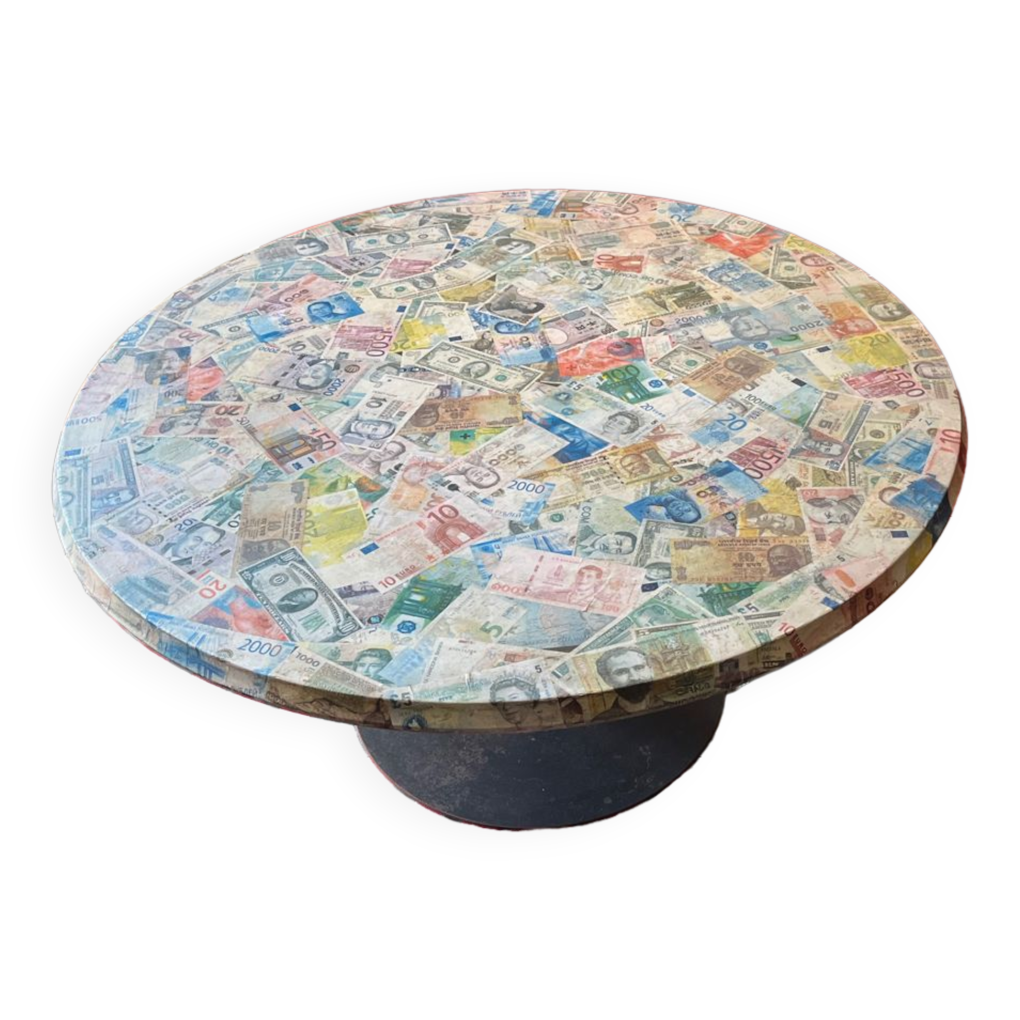 Industrial coffee table